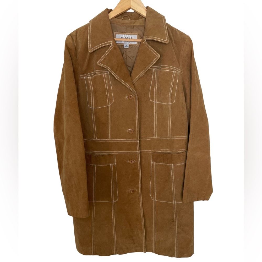 Wilsons Leather Women’s Trench Coat 4 Pockets